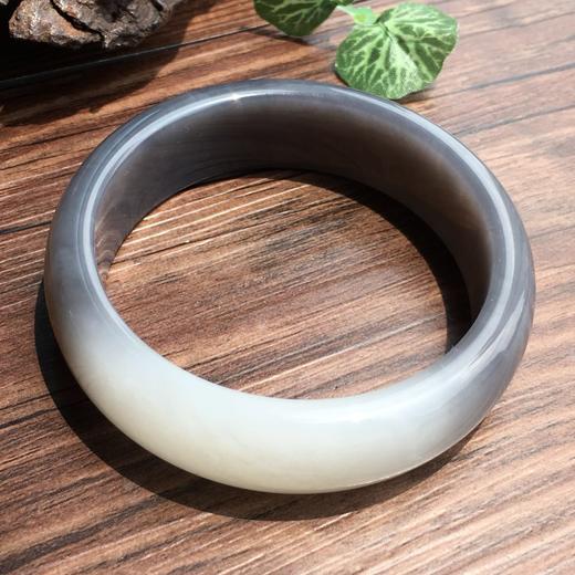 【99430】和田玉烟青花俏色手镯