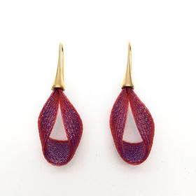 北京仓｜Vlum-Petale Cassis-黑加仑紫 耳环［法国设计师］