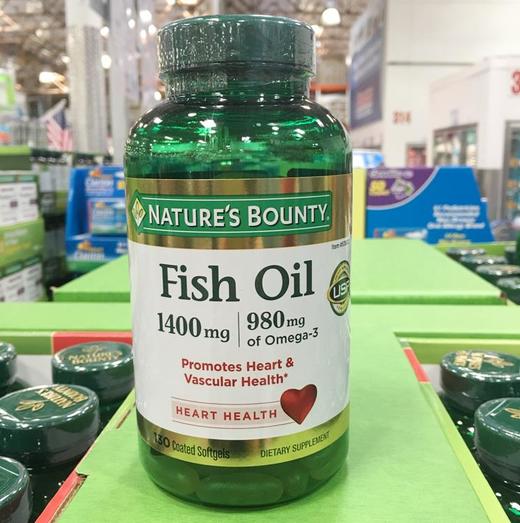 NATURE'S BOUNTY自然之宝 高浓度深海鱼油130粒   洛杉矶直邮 商品图0