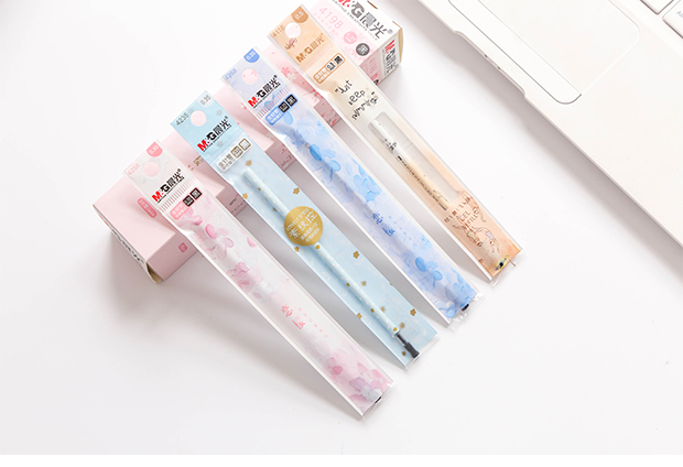 三年二班晨光盒装笔芯05mm全针管黑色035038水笔芯盒装替芯