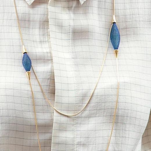 北京仓｜Vlum-Pampille-Bleu Rois 皇家蓝 项链［法国设计师］ 商品图2