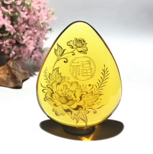 墨西哥手工阴雕·牡丹捧福【克重:24.7克】