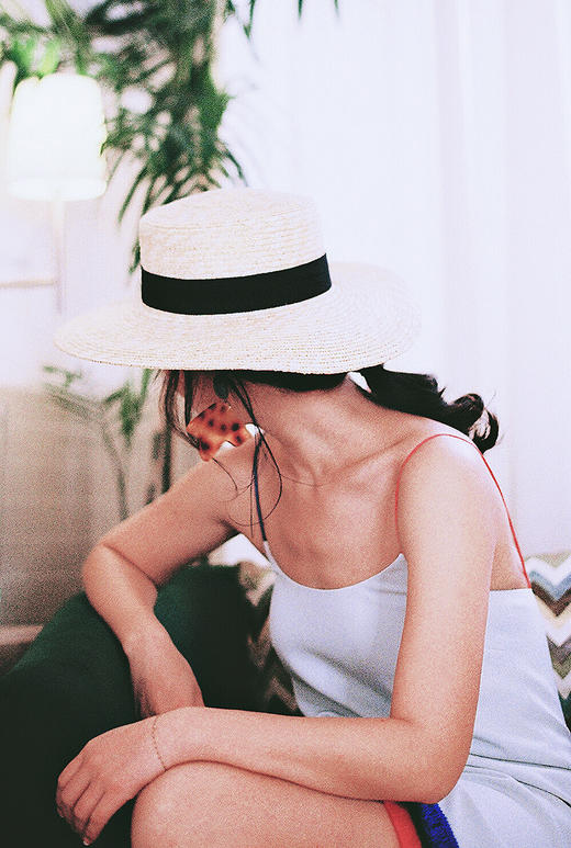 AtelierMissLu / Poppy 薄荷绿拼色穗饰吊带裙 商品图7