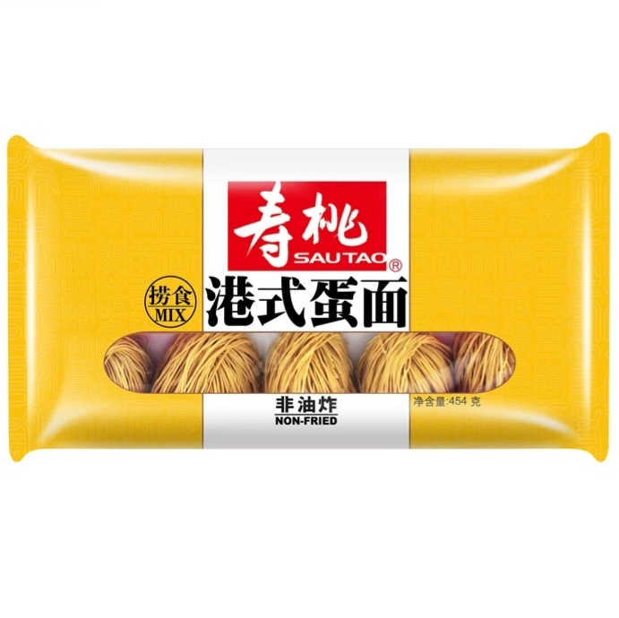 寿桃港式蛋面454g