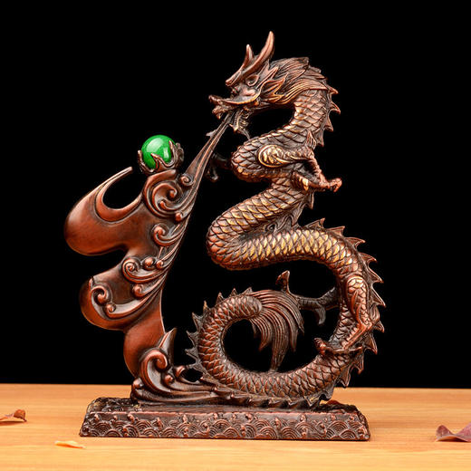 【福龙旺运】精铜福龙风水神座摆件"每件单独加持"