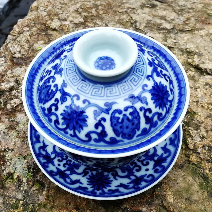 景德镇老字号柴窑出品 宋家山窑柴烧 青花茶杯/茶器 柴烧难得 精品难