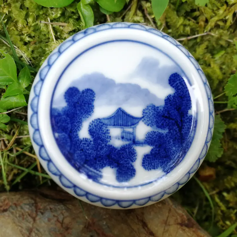 景德镇老字号柴窑出品 宋家山窑柴烧 青花茶杯/茶器 柴烧难得 精品难