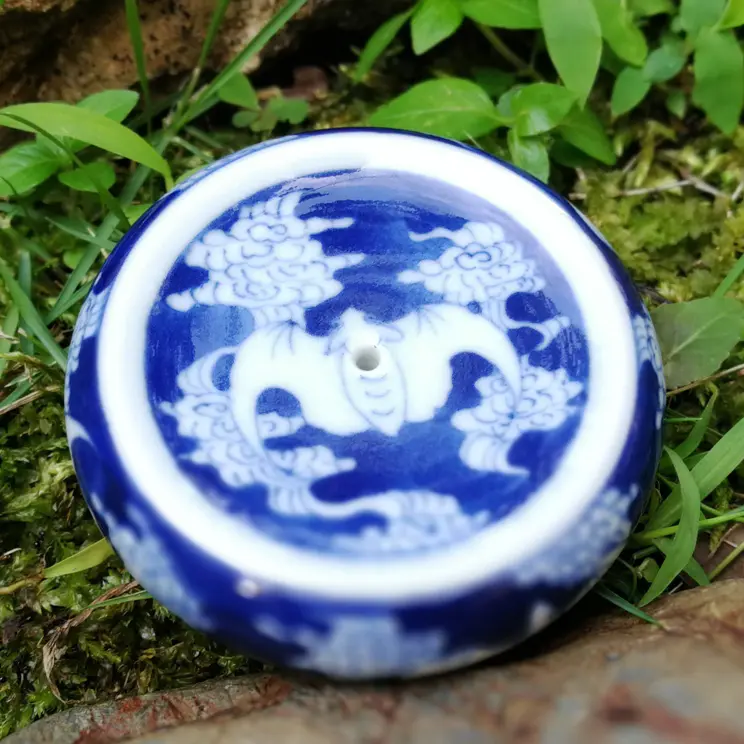 景德镇老字号柴窑出品 宋家山窑柴烧 青花茶杯/茶器 柴烧难得 精品难
