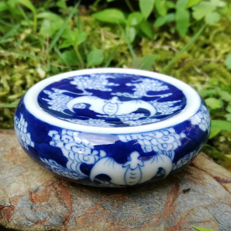 景德镇老字号柴窑出品 宋家山窑柴烧 青花茶杯/茶器 柴烧难得 精品难