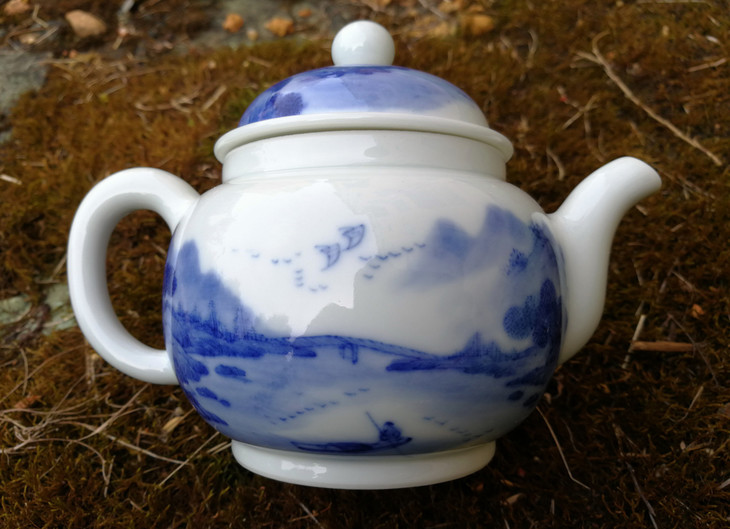 景德镇老字号柴窑出品 宋家山窑柴烧 青花茶杯/茶器 柴烧难得 精品难