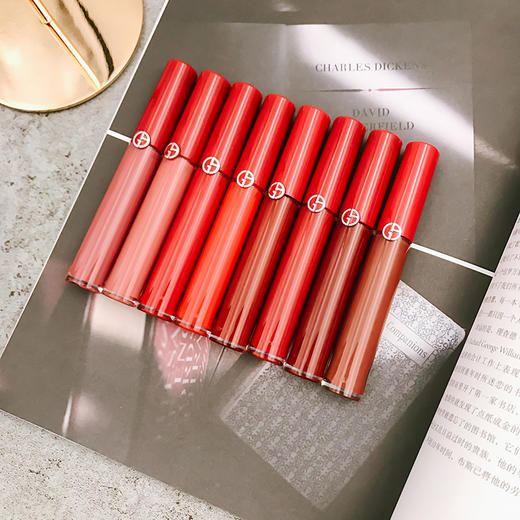 现货▲法国 Armani/阿玛尼 黑管/红管唇釉唇彩唇膏口红 商品图3