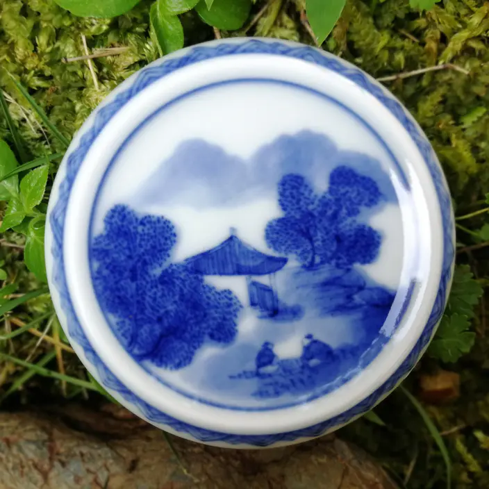 景德镇老字号柴窑出品 宋家山窑柴烧 青花茶杯/茶器 柴烧难得 精品难