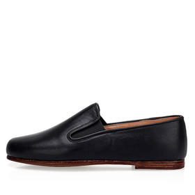 内联升男鞋手工单鞋皮纹底巾舌时尚休闲鞋7119A/7119G