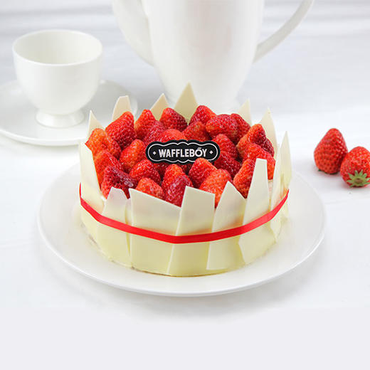 草莓烤芝士蛋糕     仅北京有售 提前48小时预订 商品图1