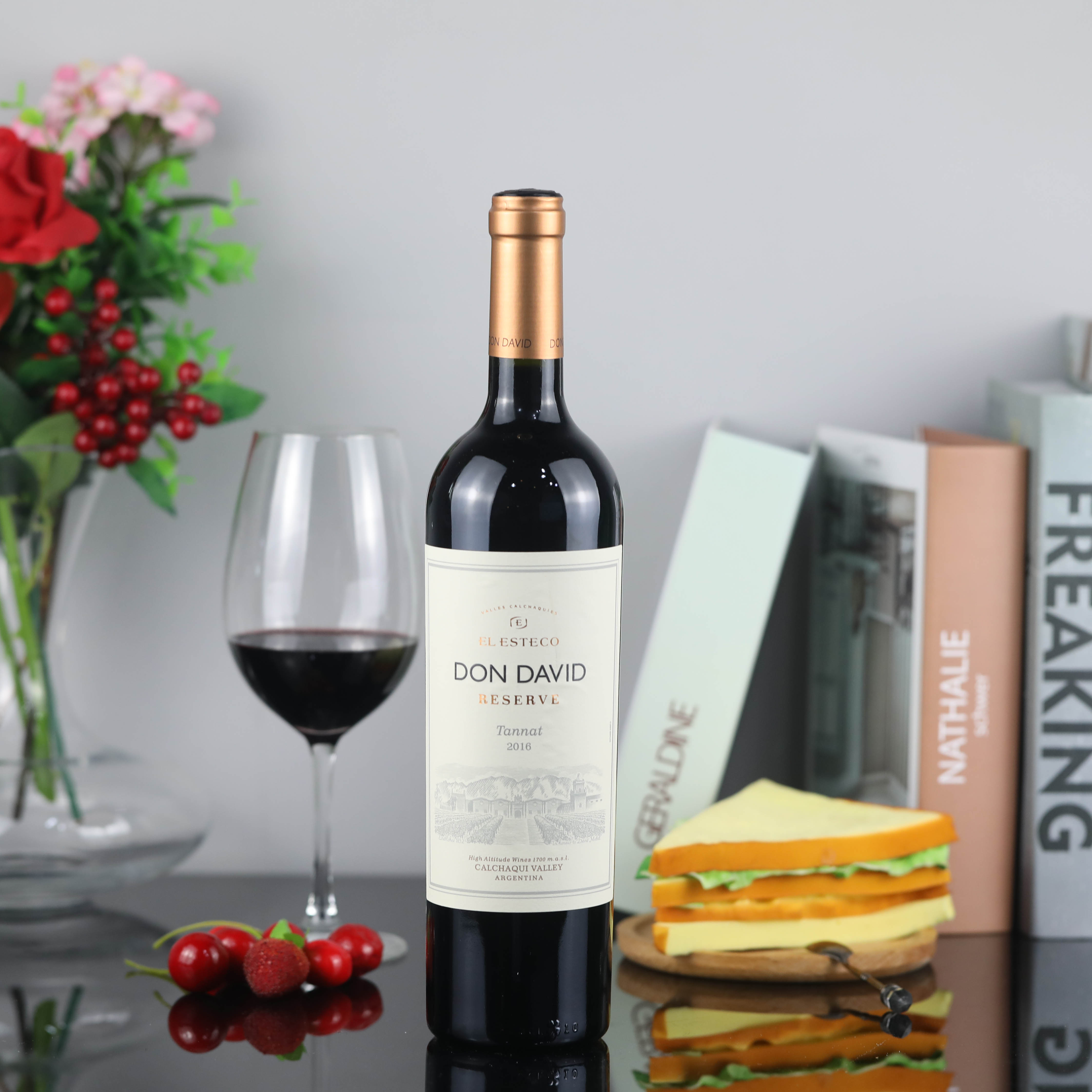 （6瓶）酒庄珍藏  高海拔稀有佳酿！艾斯德科唐大卫系列丹娜红葡萄酒