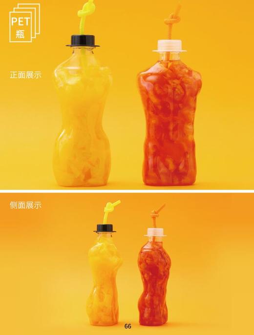 网红女人瓶/果汁瓶    500ml*100个/件 商品图0