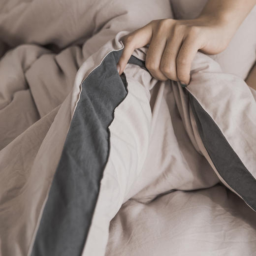 【水洗棉四季被】日式无印水洗棉四季被纯色冬被良品棉被双人单人被褥纯棉春秋被子 商品图5