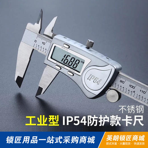 〖B101〗工业级不锈钢高精度卡尺IP54 商品图0