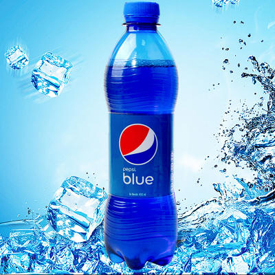 拍照装逼神器 巴厘岛蓝色百事可乐 梅子味450ml 商品图1