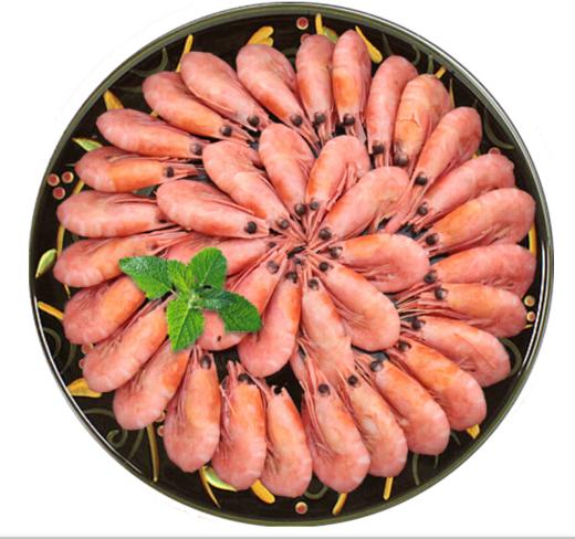 海鲜北极甜虾净重4斤装带包装5斤限时折扣营养超丰富生食熟食即可