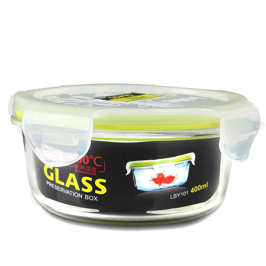 乐亿多玻璃保鲜盒400ml 商品图0
