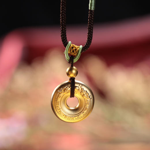 古法龙行平安扣