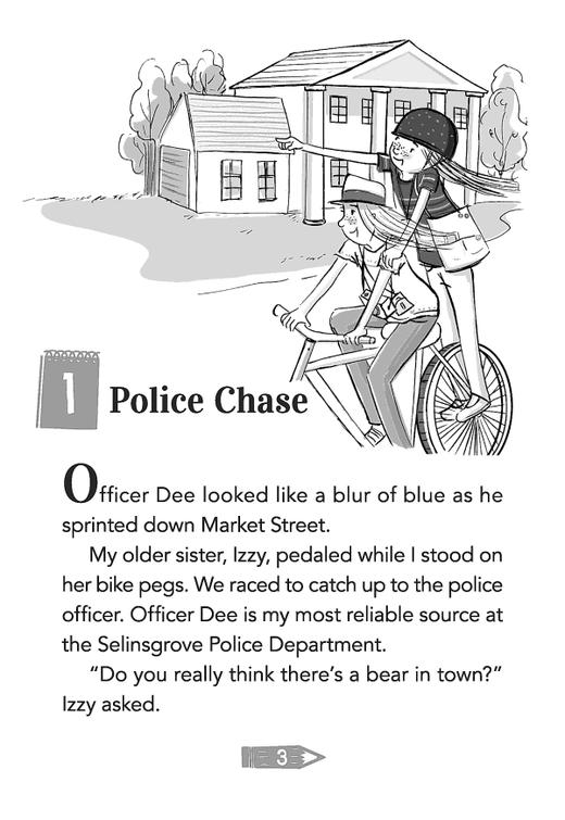 【中商原版】Hilde Cracks The Case 2 Bear On The Loose 学乐大树系列Branches 小记者希尔德2 英文原版 儿童小初文学 章节书 商品图3