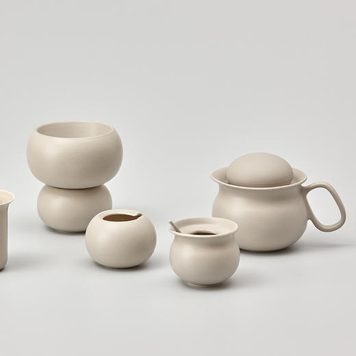 哲品 佐藤大设计卵石系列高骨瓷创意现代手冲咖啡器皿套装 商品图2