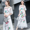 中国民族风牡丹刺绣显瘦改良气质连衣裙 货号RXF8065 商品缩略图3
