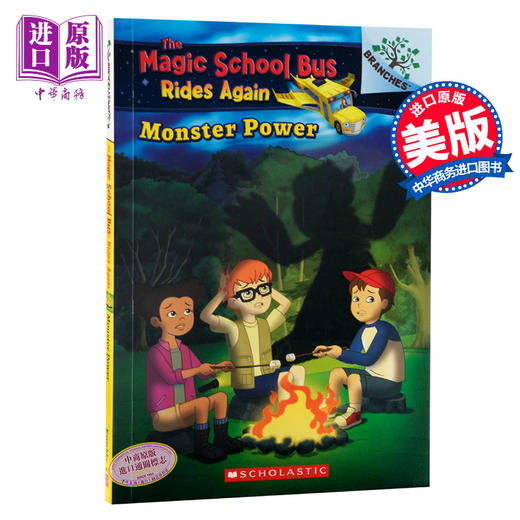 【中商原版】学乐大树 神奇校车再出发 英文原版 The Magic School Bus Rides Again #1: Monster Power 初级章节书 商品图0