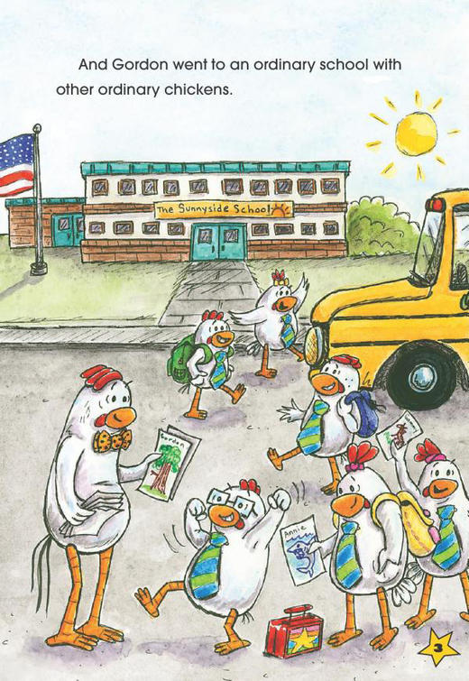 【中商原版】Kung Pow Chicken3 The Birdy Snatchers 学乐大树 宫保鸡丁3 儿童小初文学 分级阅读 桥梁书 漫画 560L 6-12岁 商品图3