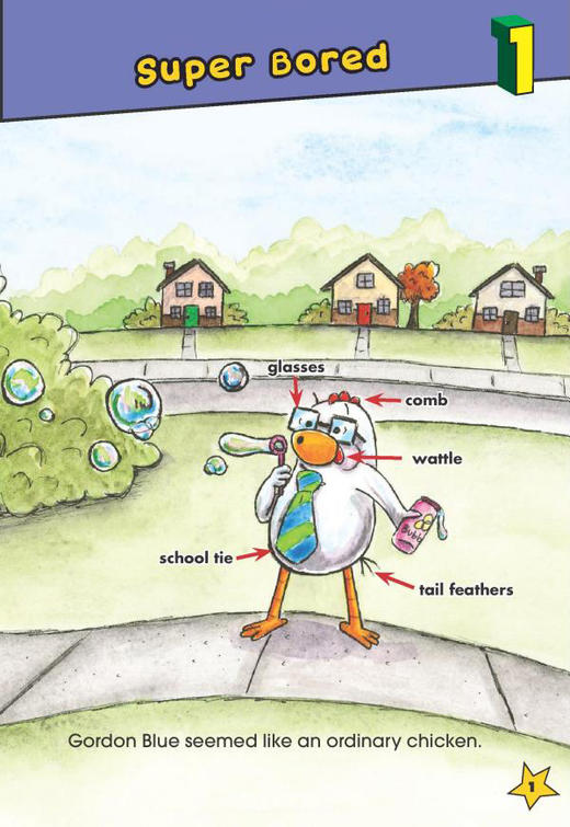 【中商原版】Kung Pow Chicken3 The Birdy Snatchers 学乐大树 宫保鸡丁3 儿童小初文学 分级阅读 桥梁书 漫画 560L 6-12岁 商品图1