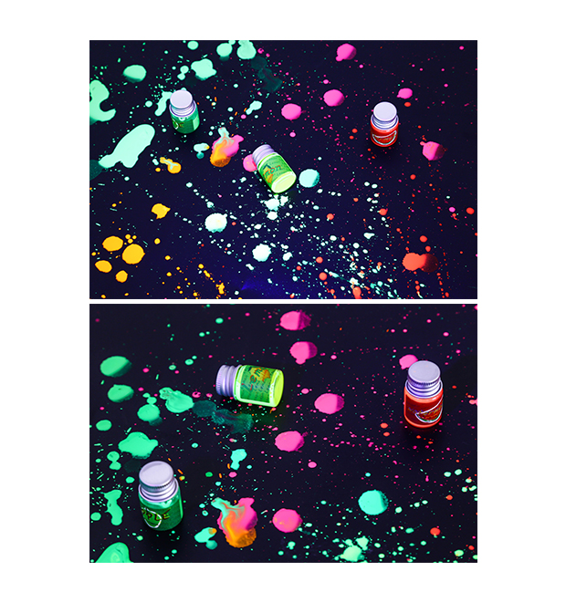 三年二班创意荧光水果墨水学生网红夜光墨水钢笔蘸水笔彩色墨水