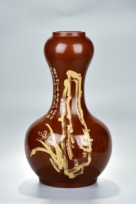 谢恒残帖蒜头瓶 商品图0