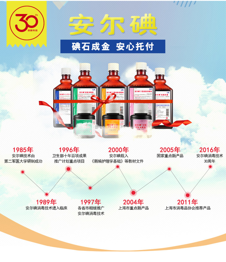 安尔碘棉棒一次性碘酒棉签新生婴儿肚脐伤口消毒液便携折断式棉签