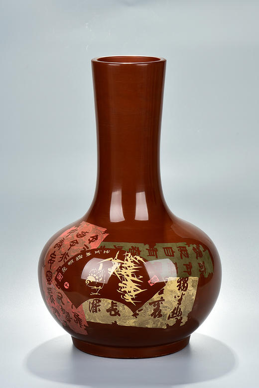 谢恒残帖直口瓶 商品图1