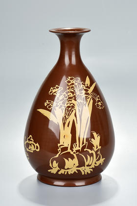 谢恒字画玉壶春瓶