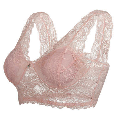 无痕内衣性感全蕾丝无钢圈文胸 背心式聚拢美背文胸 商品图3