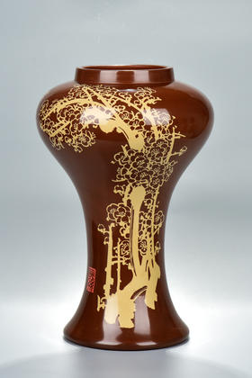 谢恒残帖博古瓶