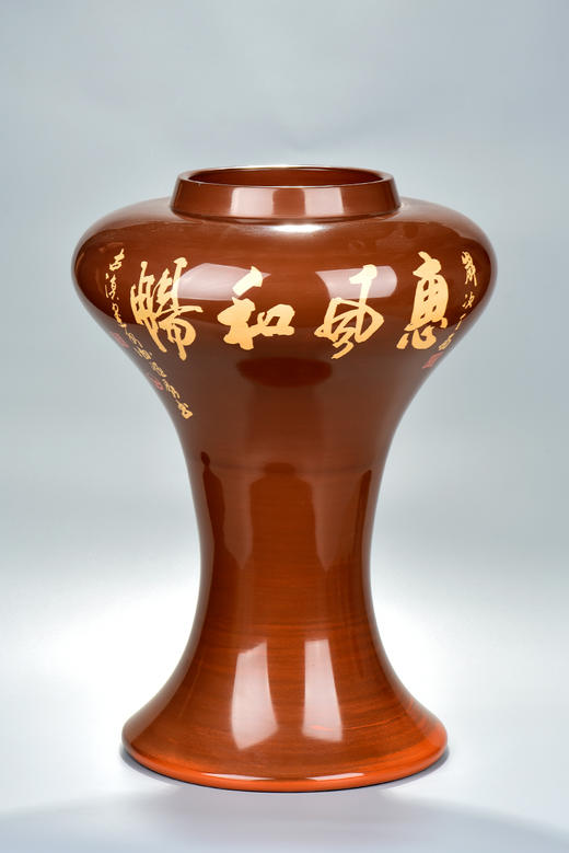 谢恒覆色填泥多吉博古瓶 商品图1