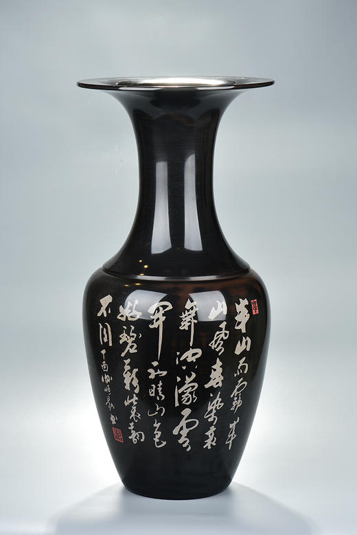 谢恒覆色填泥梯田美女瓶 商品图1