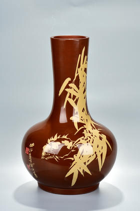 谢恒残帖直口瓶