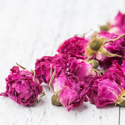 忆江南玫瑰花茶干玫瑰花冠茶大朵女生花茶一朵一杯泡水花草茶 65g