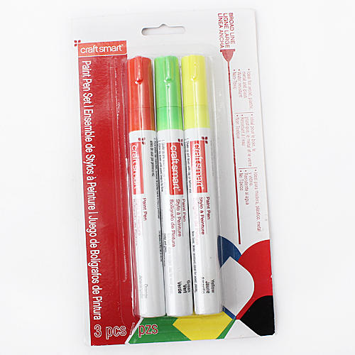 Craft Smart品牌油漆笔3只装记号笔涂鸦笔A17 商品图0