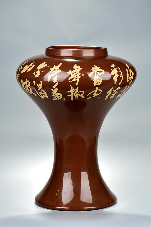 谢恒覆色填泥梯田博古瓶 商品图1