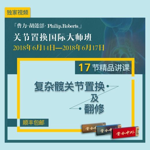 【视频U盘】20 复杂髋关节置换及翻修『关节置换国际大师班』17节精品讲课 商品图0