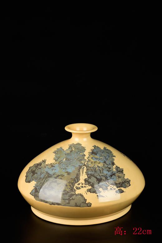 廖建忠  山水花瓶 商品图0