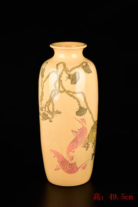 廖建忠  花鸟花瓶