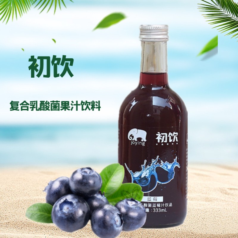 初饮复合乳酸菌蓝莓汁333ml