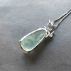 高冰近玻璃种翡翠蜗牛安居乐业18k白金钻石镶嵌 商品缩略图4